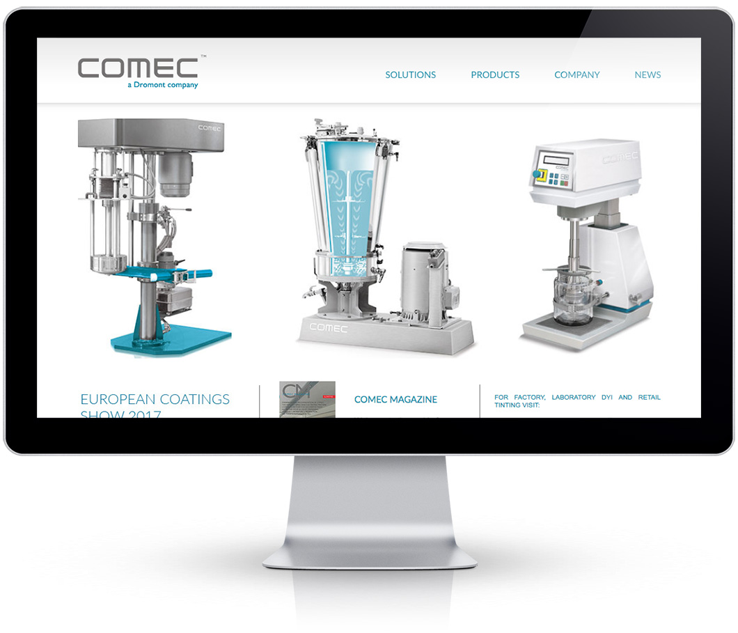 Milling mixing and dispersing machines COMEC